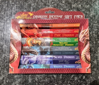 Dragon Incense Gift Box by Anne Stokes