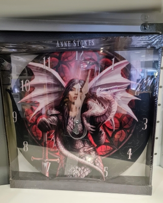 Valour Wall Clock by Anne Stokes