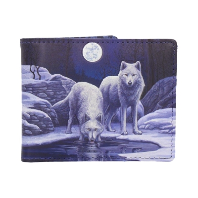 Warriors of Winter Wolf Wallet by Lisa Parker