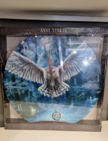 Owl Magic Wall Clock by Anne Stokes