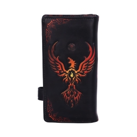 Phoenix Rising Embossed Purse by Anne Stokes