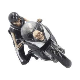 Speed Reaper Motorbike Skull Figurine by James Ryman 19cm